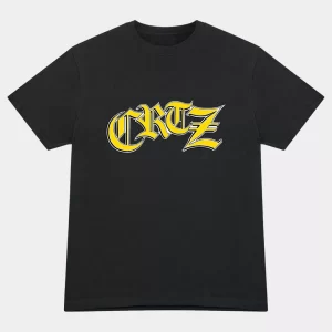 Corteiz Old English T-Shirt Black