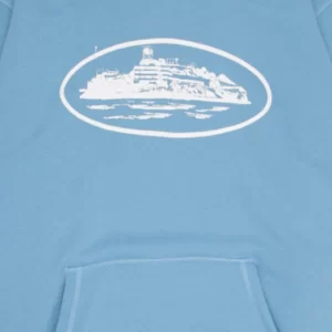 Corteiz Alcatraz Hoodie Blue