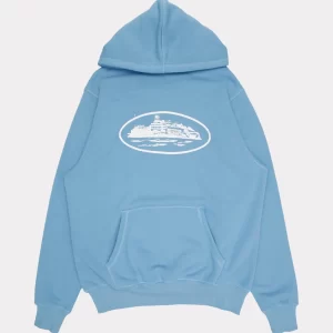 Corteiz Alcatraz Hoodie Blue