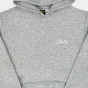 Corteiz HMP Embroidery Hoodie In Gray